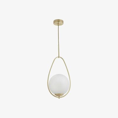 Barker and Stonehouse White Ball Gold Framed Pendant