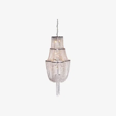 Barker and Stonehouse Lge Crystal Drop Chandelier, Clear | Barker & Stonehouse