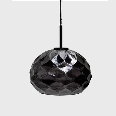 Barker and Stonehouse Black Glass Pendant Light | Barker & Stonehouse
