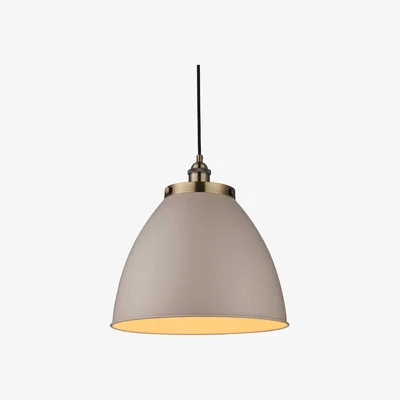 Barker and Stonehouse Taupe Dome Pendant Light | Barker & Stonehouse