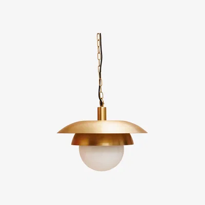 Barker and Stonehouse Brass Dome Pendant Light | Barker & Stonehouse