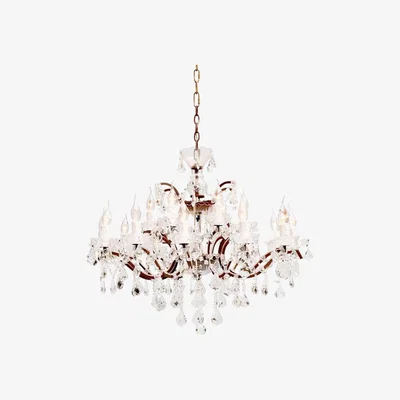 Barker and Stonehouse Timothy Oulton Crystal Medium Chandelier, Brown | Barker & Stonehouse