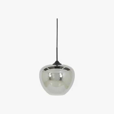 Barker and Stonehouse Silver Drop Pendant Light, Grey | Barker & Stonehouse