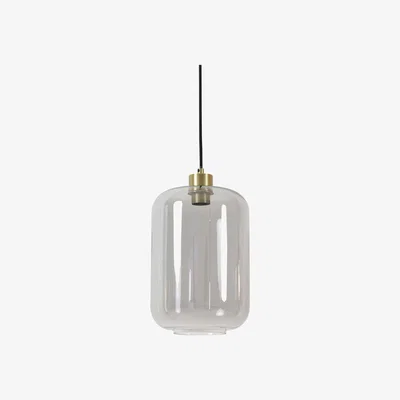 Barker and Stonehouse Tall Smoked Glass Pendant Light, 776 | Barker & Stonehouse