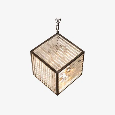 Barker and Stonehouse Timothy Oulton Rex Diamond Pendant Light, Grey Glass | Barker & Stonehouse