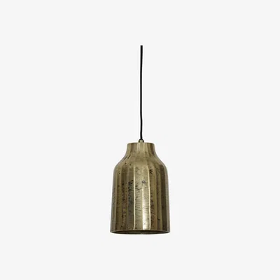 Barker and Stonehouse Medium Antique Gold Hanging Lamp Light Metal | Barker & Stonehouse