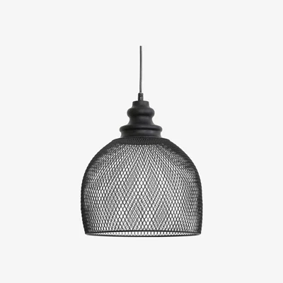 Barker and Stonehouse Black Wire Mesh Pendant Light Metal | Barker & Stonehouse