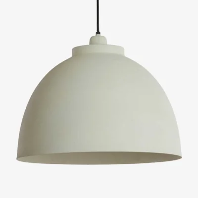 Barker and Stonehouse Medium Cream Dome Pendant Light | Barker & Stonehouse