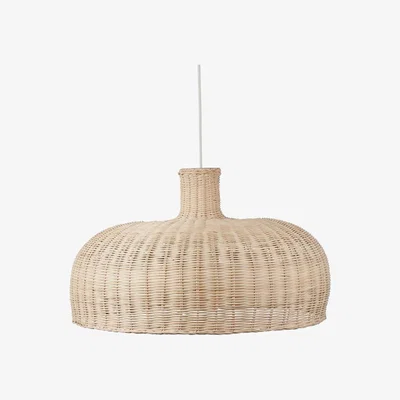 Barker and Stonehouse Rattan Dome Pendant Light, Neutral | Barker & Stonehouse
