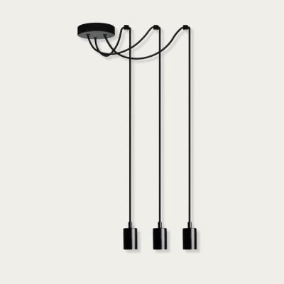 Bombinate.com Black Muka 3-Pendant Light