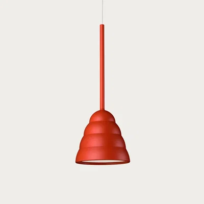 Bombinate.com Burnt Orange Figura Stream Lamp