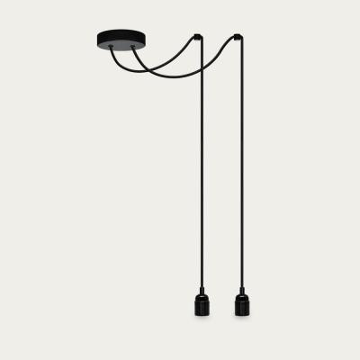 Bombinate.com Black Taro 2-Pendant Light
