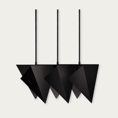 Bombinate.com Black Steel Pendant Lamp Trio LGH0770