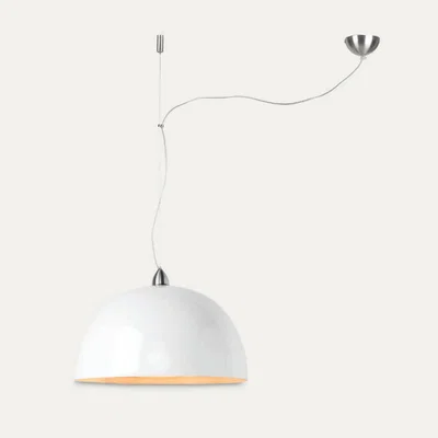 Bombinate.com White Halong Bamboo Hanging Lamp