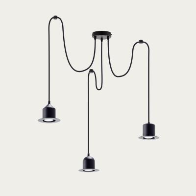 Bombinate.com Black Hat Pendant Lamp Set of 3