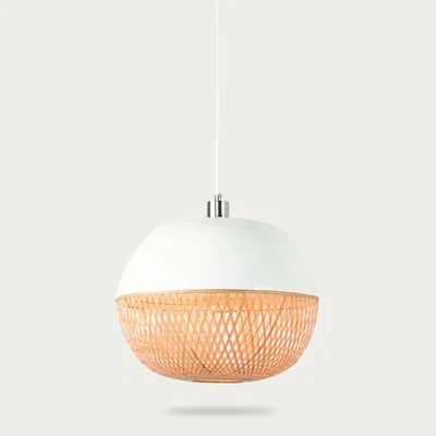 Bombinate.com Mekong Round Bamboo Hanging Lamp H32