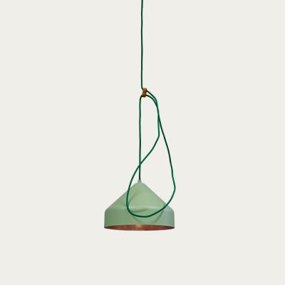 Bombinate.com Green Lloop Copper Lamp