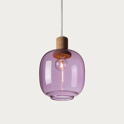 Bombinate.com Purple Glass Picia Pendant Lamp