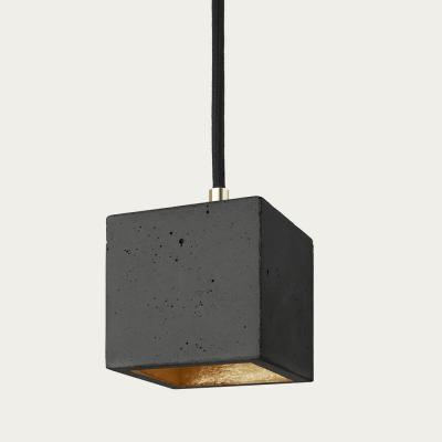Bombinate.com Dark Grey Pendant Light Cubic Small