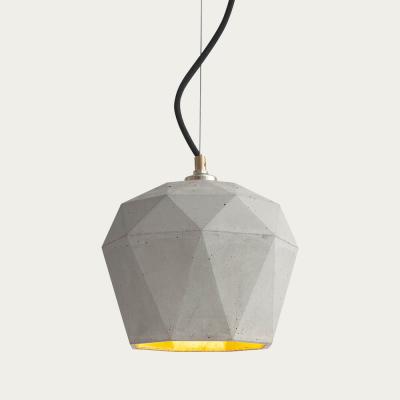 Bombinate.com Graphite Grey Large Pendant Light Triangle