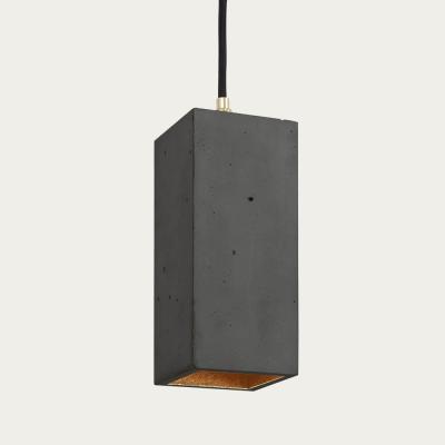Bombinate.com Dark Grey Vertical Rectangle Pendant Light