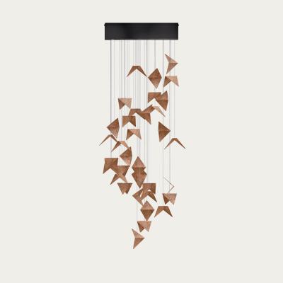 Bombinate.com Black/Rust Portal Pendant Chandelier