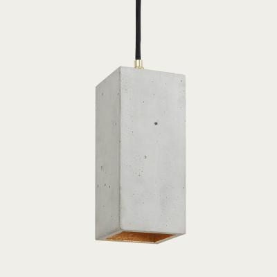 Bombinate.com Graphite Grey Vertical Rectangle Pendant Light