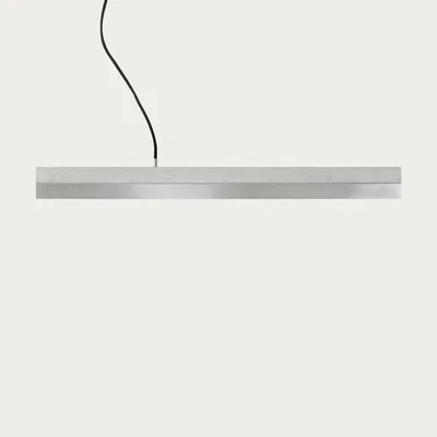 Bombinate.com Graphite Grey Concrete & Stainless Steel Pendant Light