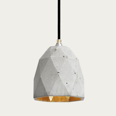 Bombinate.com Graphite Grey Medium Pendant Light Triangle
