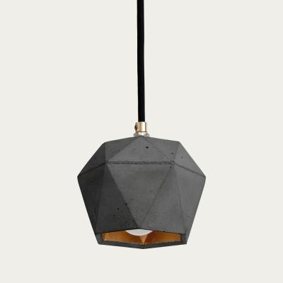 Bombinate.com Dark Grey Small Pendant Light Triangle