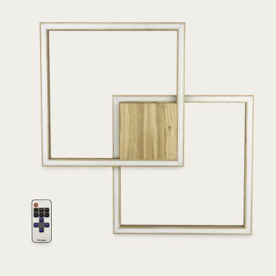 Bombinate.com Oiled Oak Frame Ceiling Lamp II