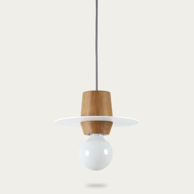 Bombinate.com White Matt Disco Pendant Lamp with Metal Disc 20/10P