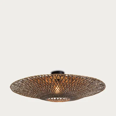 Bombinate.com Black/Natural Bali Ceiling Lamp L