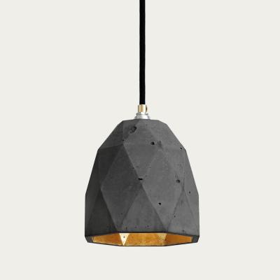 Bombinate.com Dark Grey Medium Pendant Light Triangle