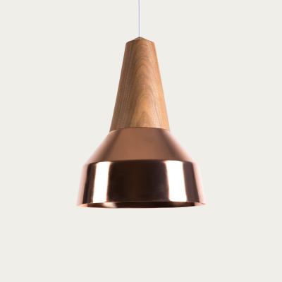Bombinate.com Copper Ray Eikon Walnut Lamp
