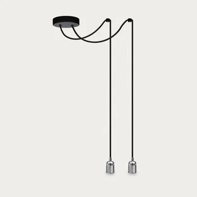 Bombinate.com Nickel Baya 2-Pendant Light