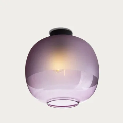 Bombinate.com Purple Glass Bale Ceiling Lamp