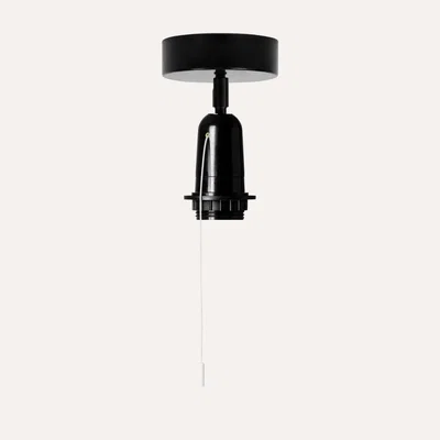 Bombinate.com Black Teku Flexible Ceiling Light with Pull-Rope Switch