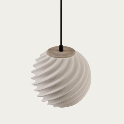 Bombinate.com White Mono Ripple Pendant Lamp