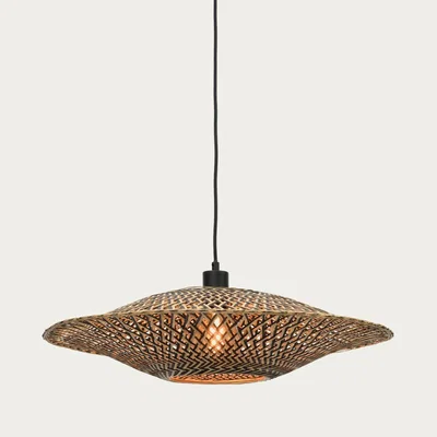Bombinate.com Black/Natural Bali Hanging Lamp M