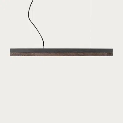 Bombinate.com Dark Grey Concrete & Corten Pendant Light