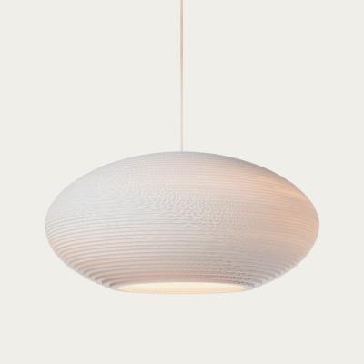 Bombinate.com White Disc24 Pendant