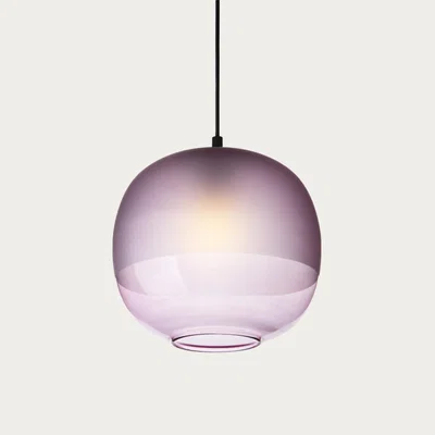 Bombinate.com Purple Glass Bale Pendant Lamp