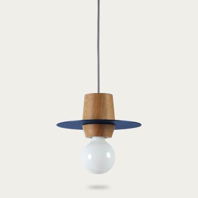 Bombinate.com Violet-Blue Matt Disco Pendant Lamp with Metal Disc 20/10P
