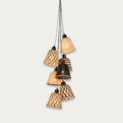 Bombinate.com Kalimantan 7-Shade Bamboo Hanging Lamp