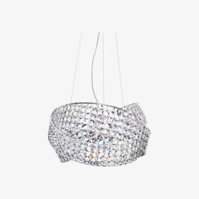 BHS.com Cypress Small Crystal Rings Ceiling Pendant, Chrome