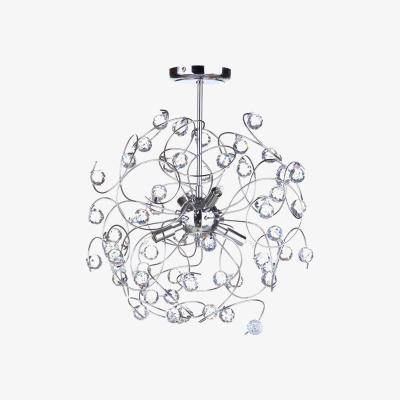 BHS.com Lila Sputnik Flush Ceiling Light, Chrome
