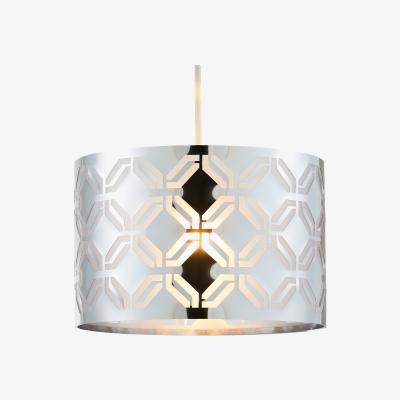 BHS.com Metallic Lasered Easyfit Shade, Silver