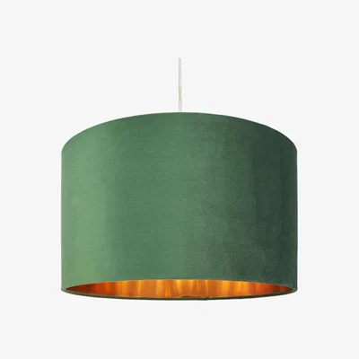 BHS.com Large Velvet Easyfit Shade, Emerald Green
