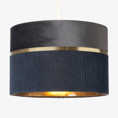 BHS.com Violet 30cm Mixed Fabric Easyfit Shade, Grey